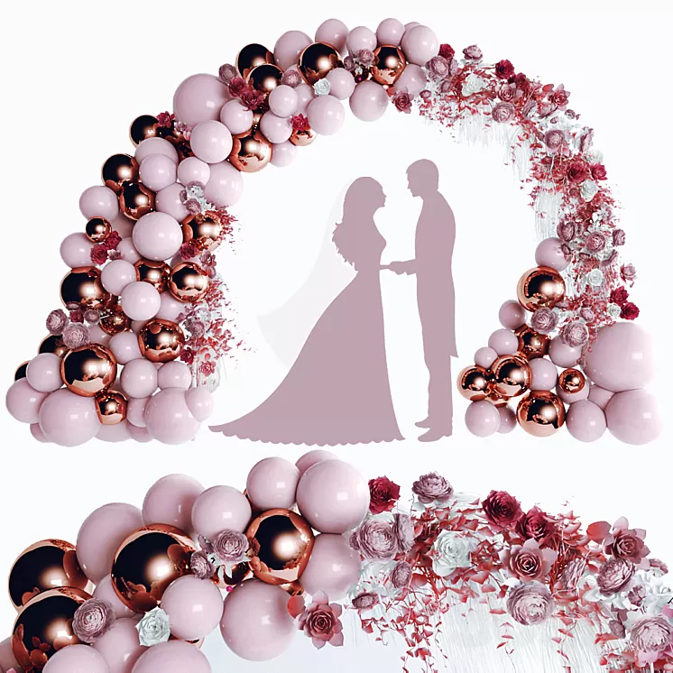 wedding arch 3D Model