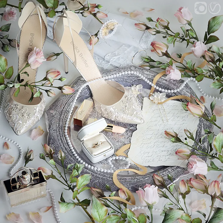 Wedding Morning of the bride 3D Model Free