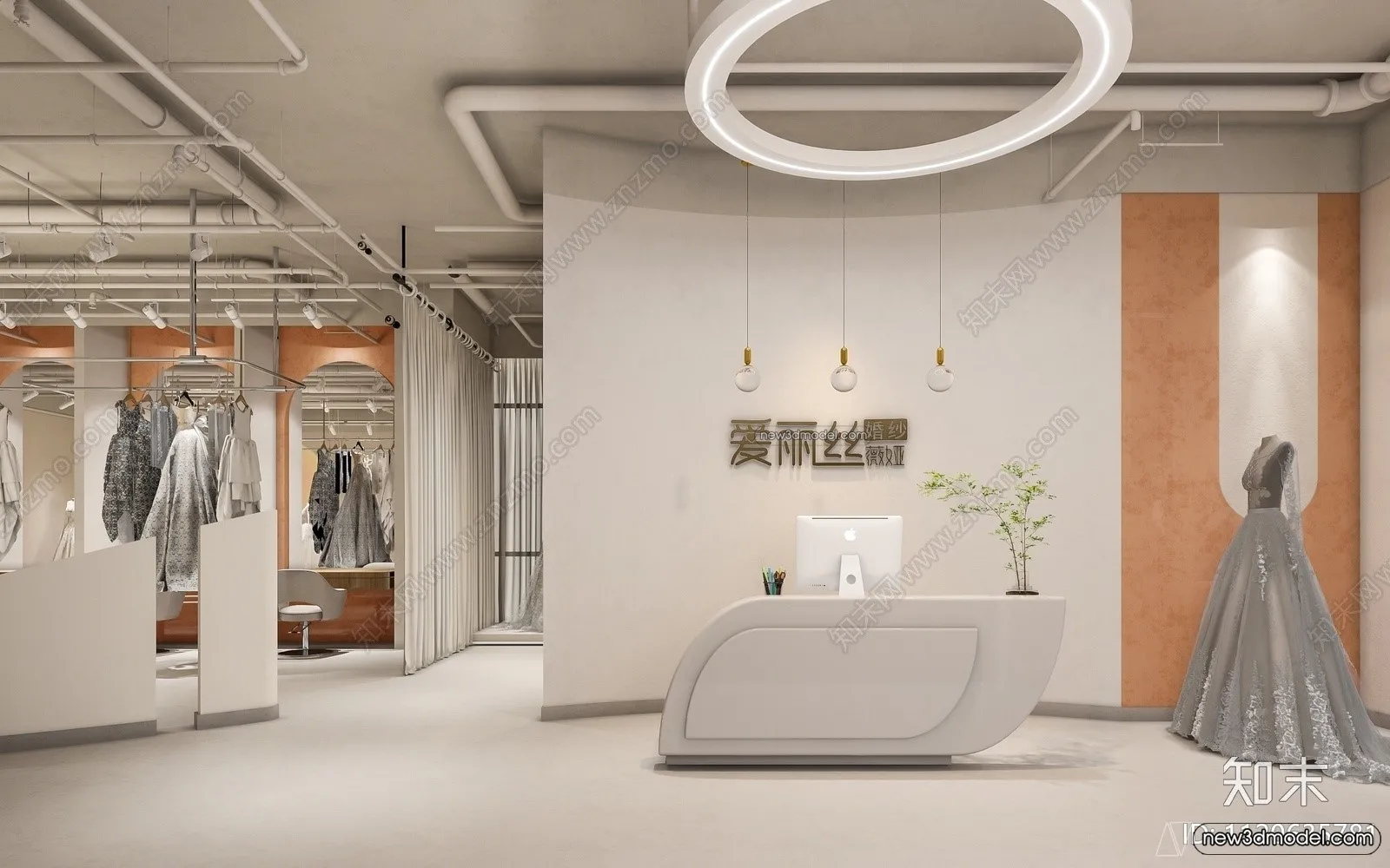 Wedding Studio - 3D Interior Scene - 3D Models - 002