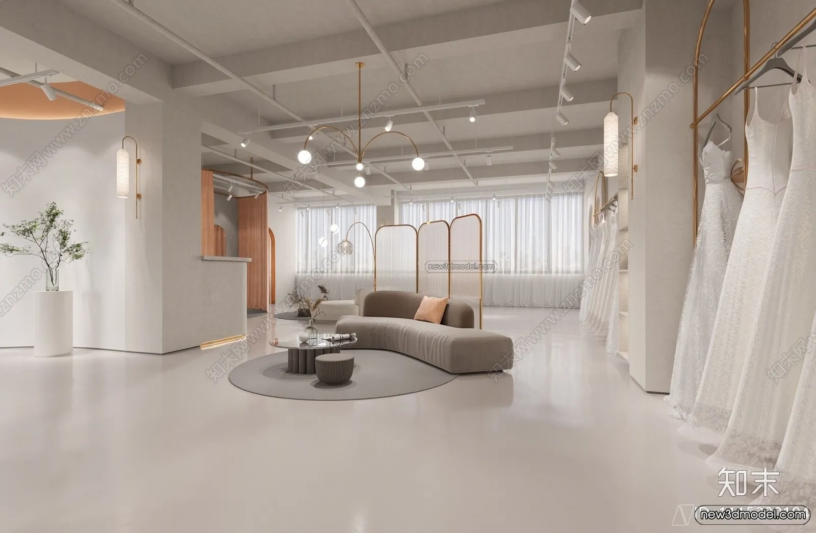 Wedding Studio - 3D Interior Scene - 3D Models - 003