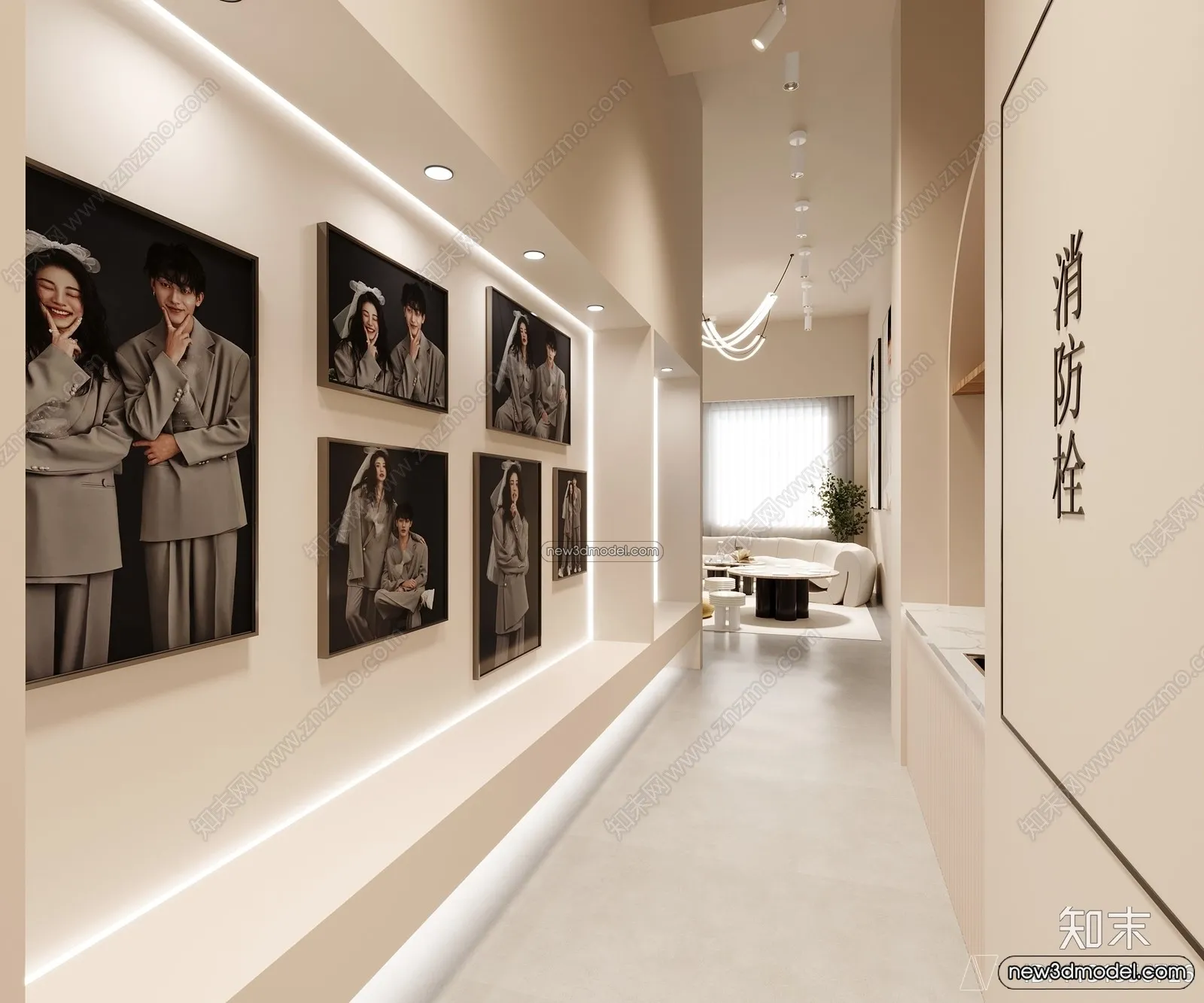 Wedding Studio - 3D Interior Scene - 3D Models - 010