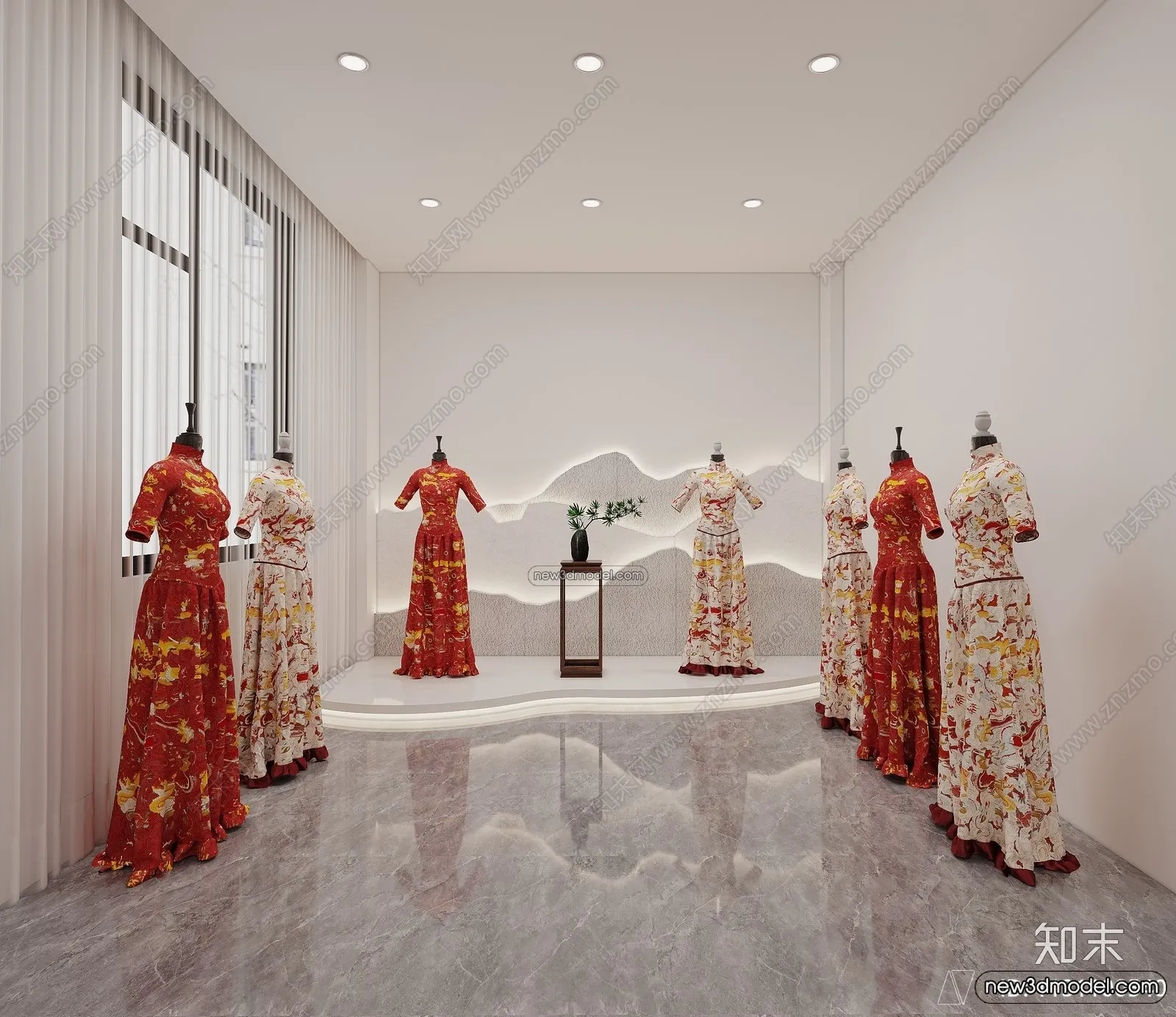 Wedding Studio - 3D Interior Scene - 3D Models - 012