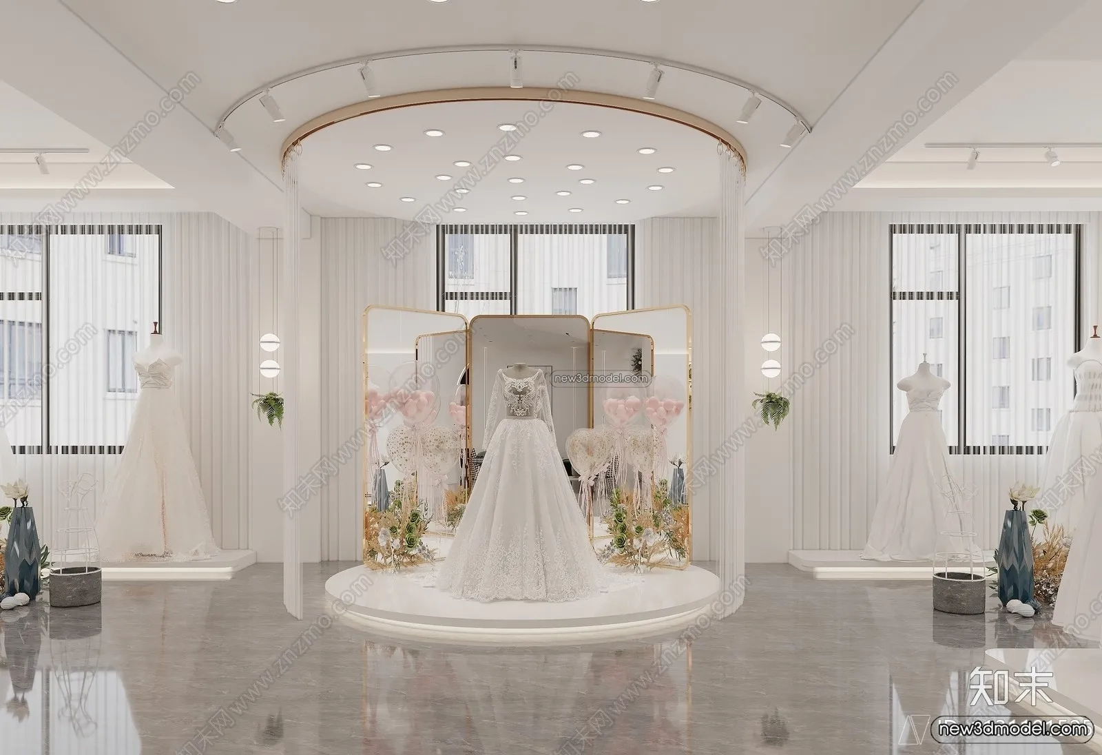 Wedding Studio - 3D Interior Scene - 3D Models - 013