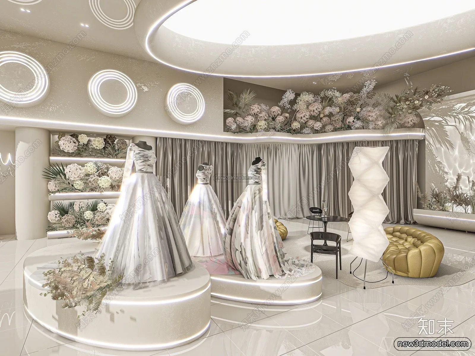 Wedding Studio - 3D Interior Scene - 3D Models - 016