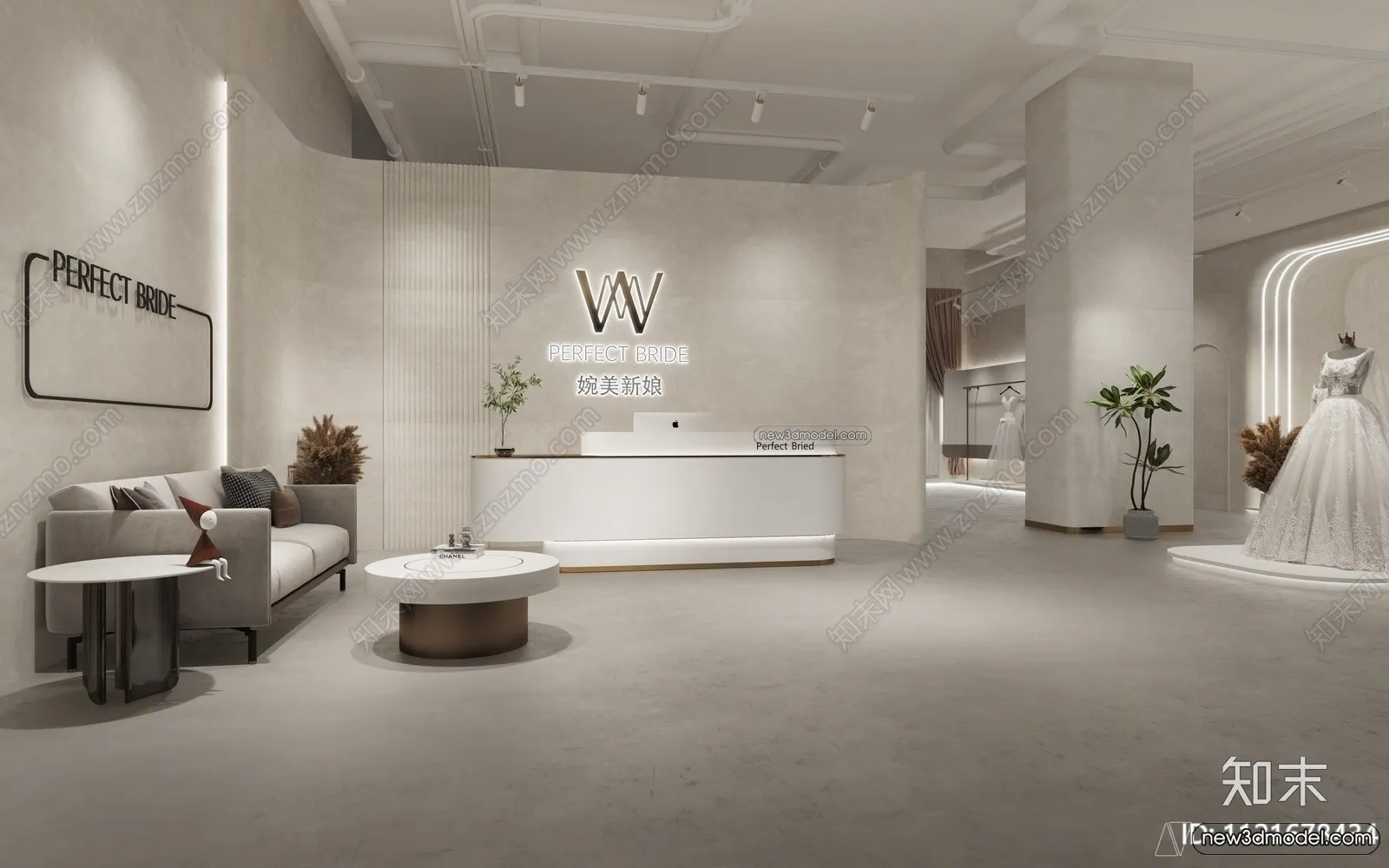 Wedding Studio - 3D Interior Scene - 3D Models - 018