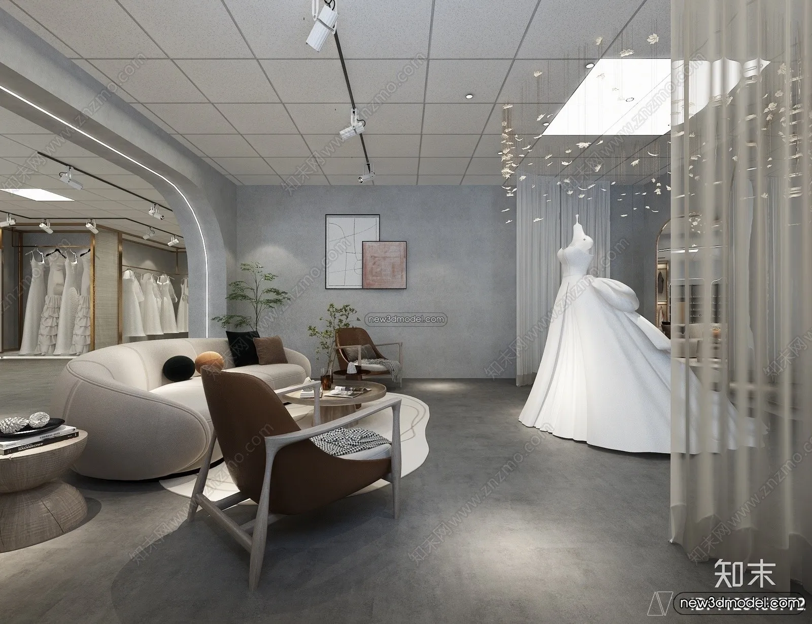 Wedding Studio - 3D Interior Scene - 3D Models - 019