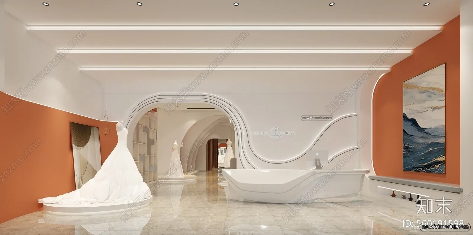 Wedding Studio - 3D Interior Scene - 3D Models - 025