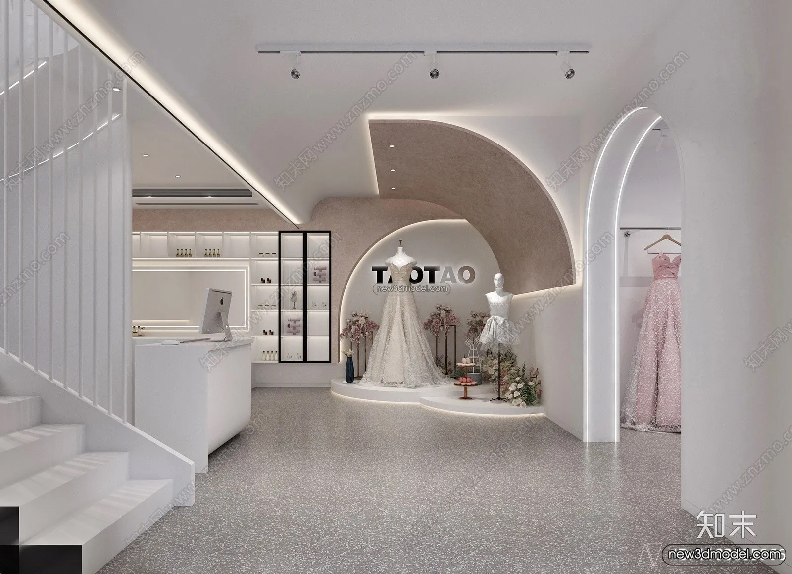 Wedding Studio - 3D Interior Scene - 3D Models - 031