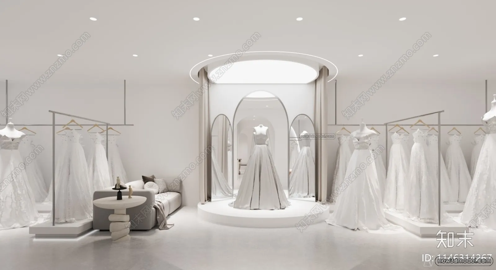 Wedding Studio - 3D Interior Scene - 3D Models - 033