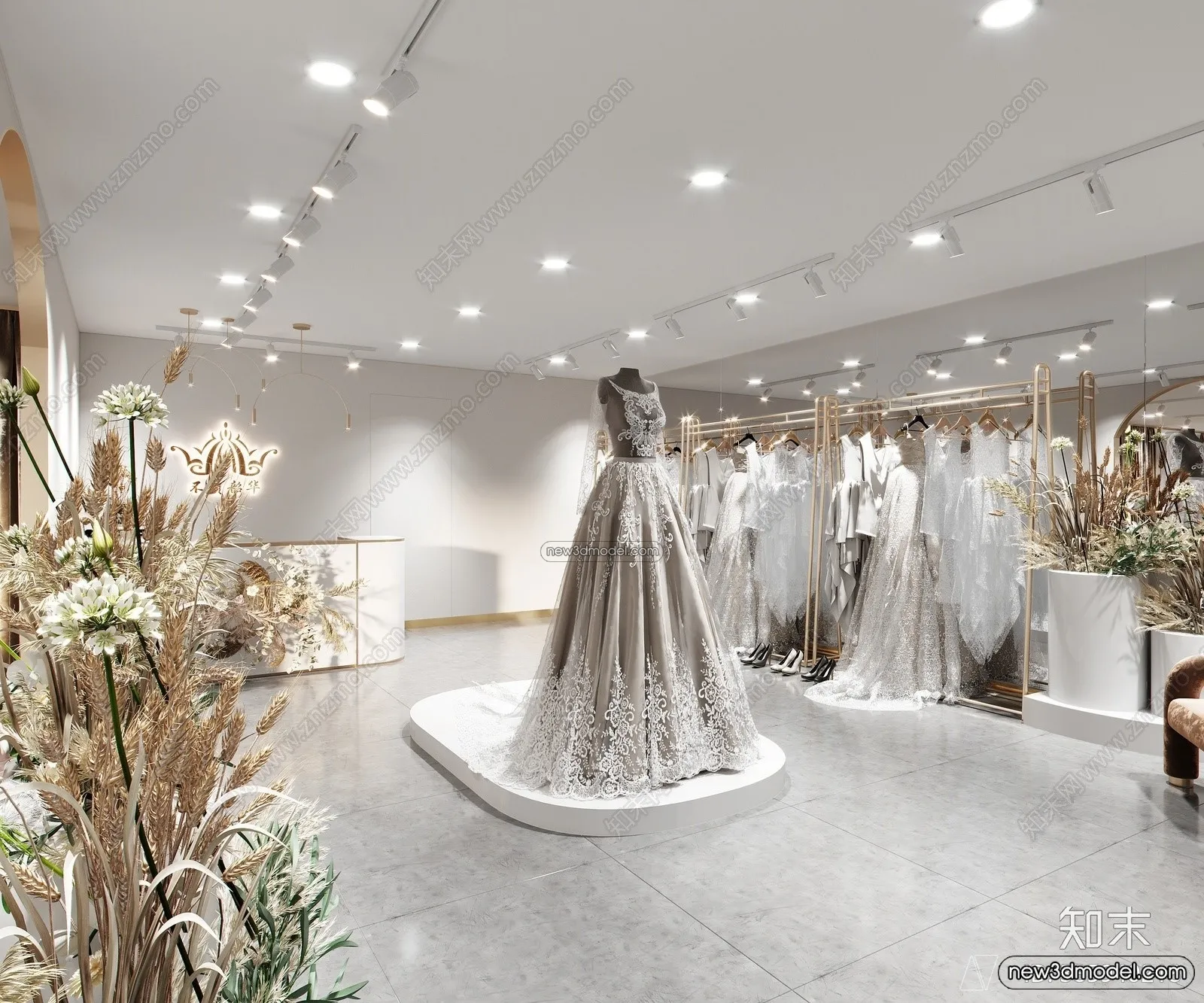 Wedding Studio - 3D Interior Scene - 3D Models - 037