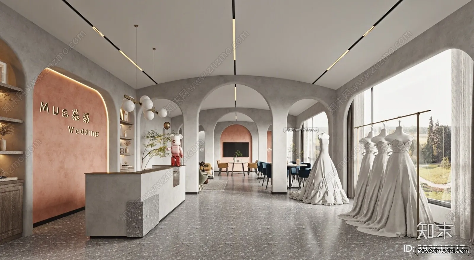 Wedding Studio - 3D Interior Scene - 3D Models - 038