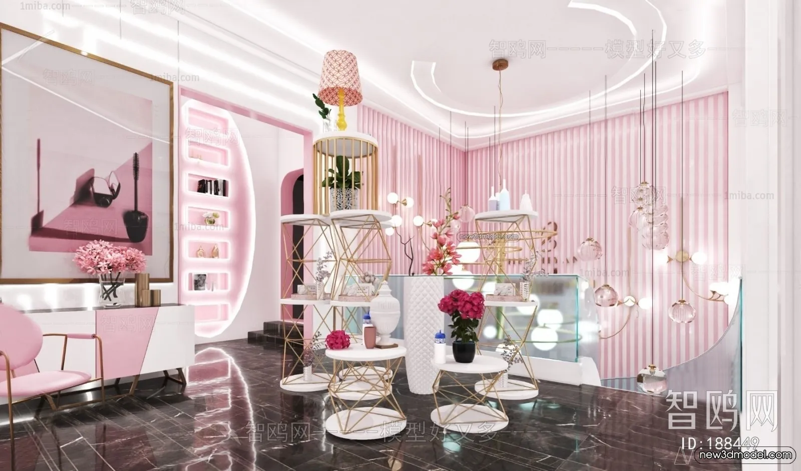 Wedding Studio - 3D Interior Scene - 3D Models - 039