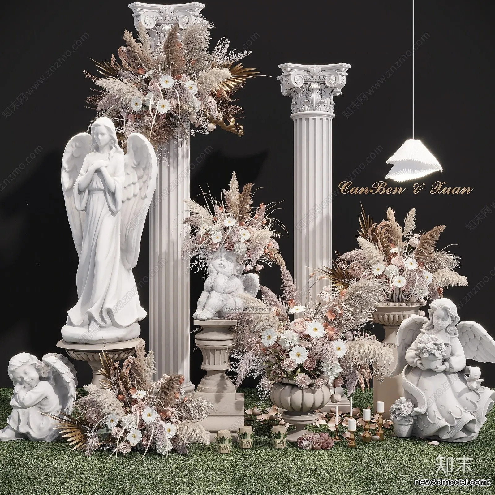 Wedding Studio - 3D Interior Scene - 3D Models - 043