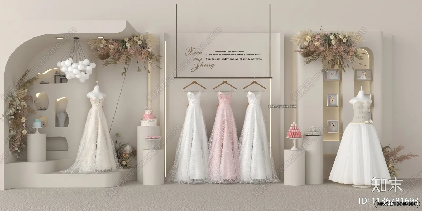 Wedding Studio - 3D Interior Scene - 3D Models - 044