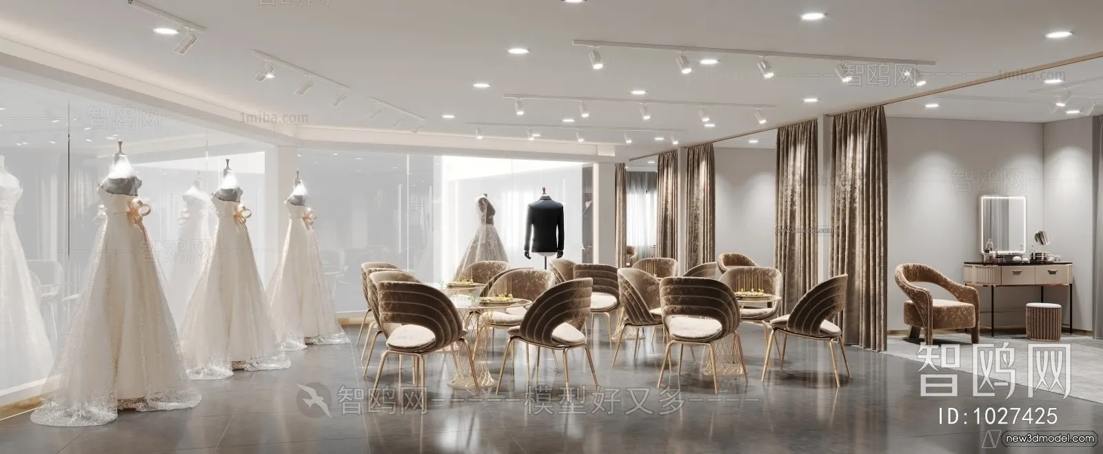 Wedding Studio - 3D Interior Scene - 3D Models - 056