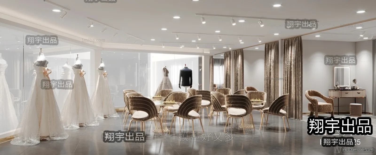 Wedding Studio - 3D Interior Scene - 3D Models - 057