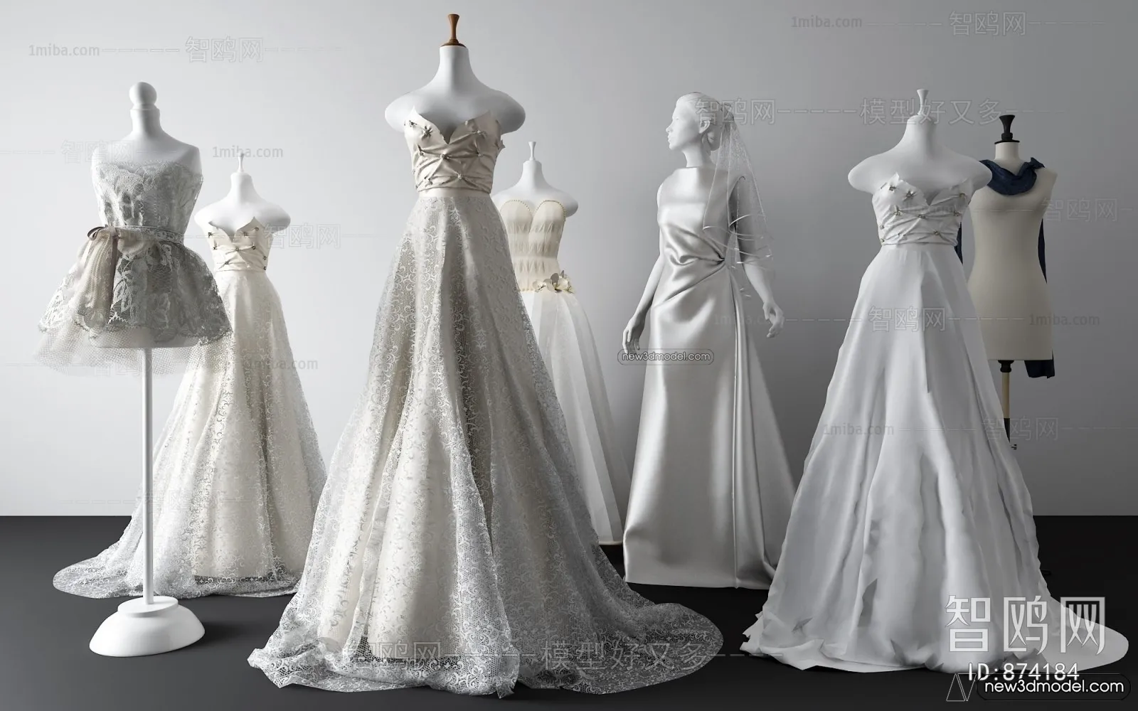 Wedding Studio - 3D Interior Scene - 3D Models - 062