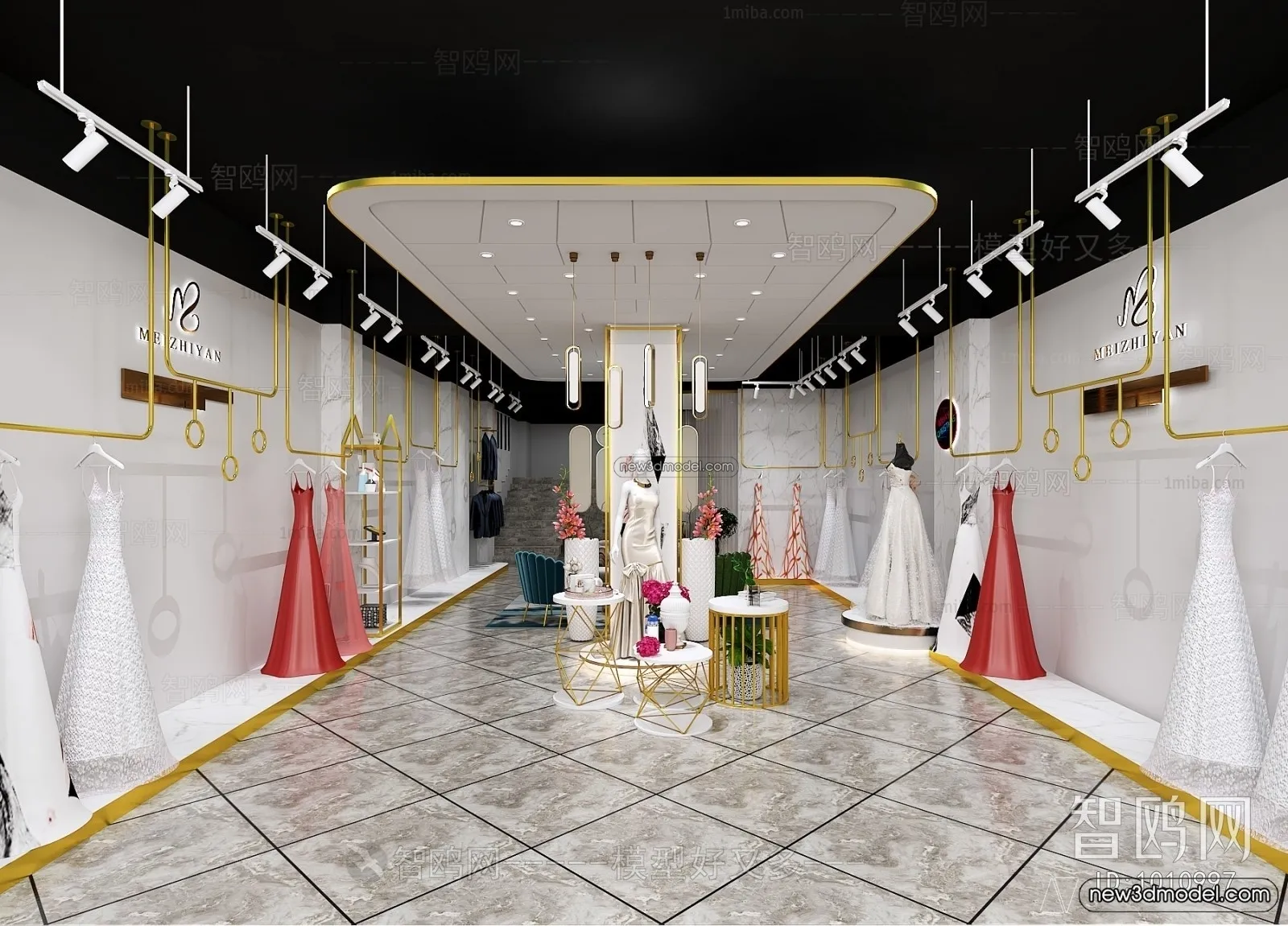 Wedding Studio - 3D Interior Scene - 3D Models - 063