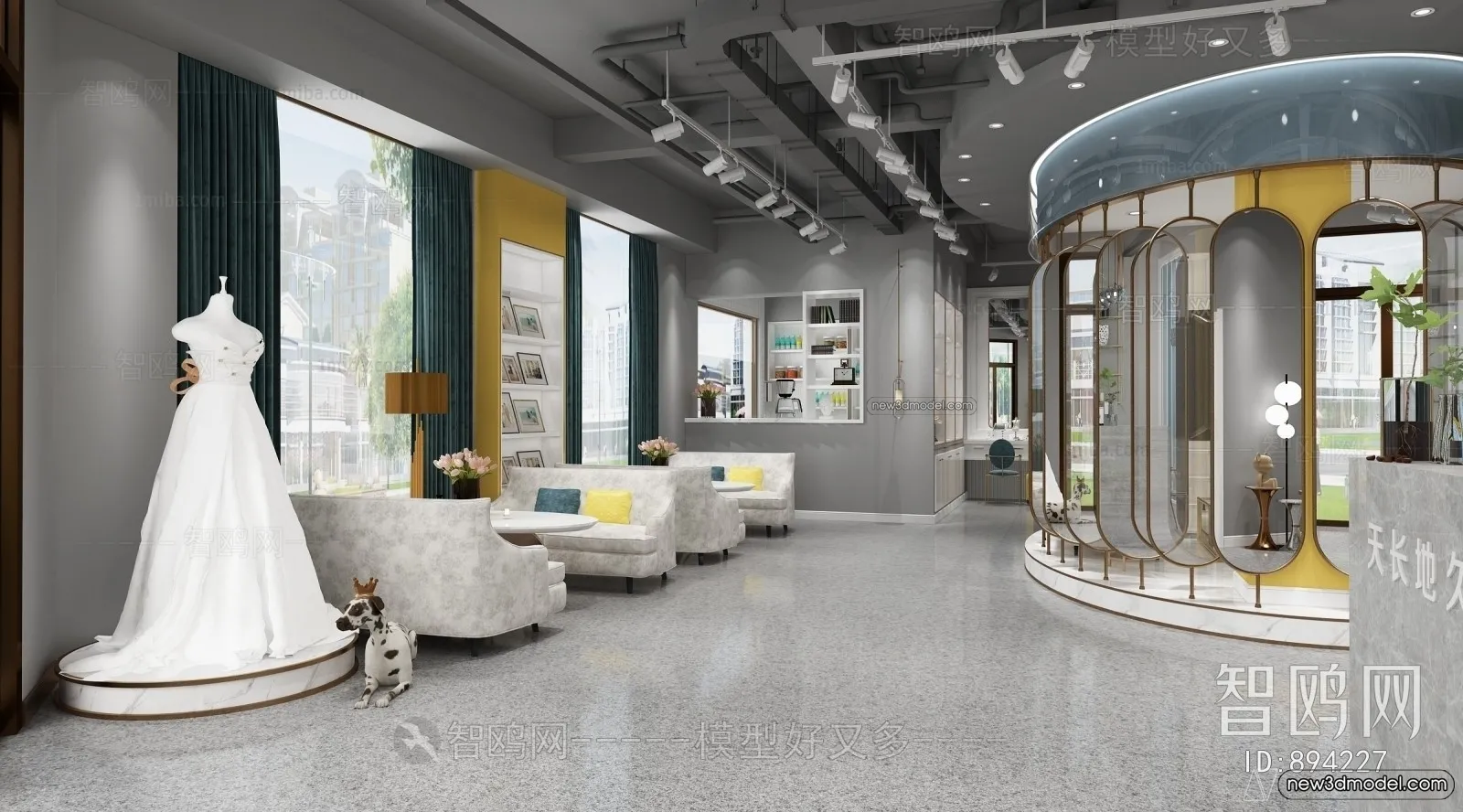 Wedding Studio - 3D Interior Scene - 3D Models - 067