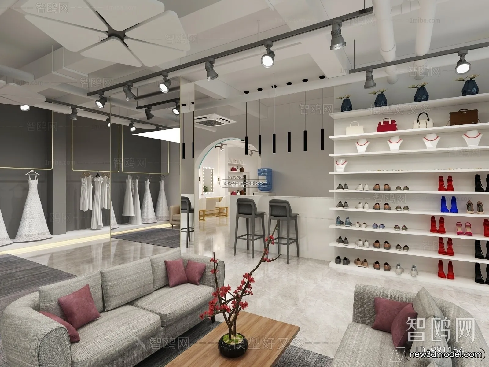 Wedding Studio - 3D Interior Scene - 3D Models - 068