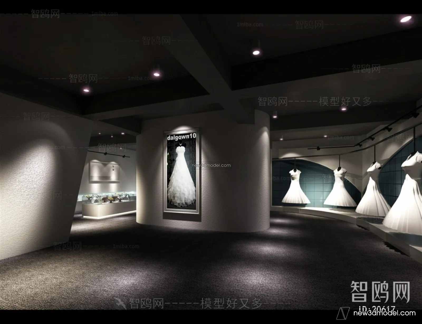 Wedding Studio - 3D Interior Scene - 3D Models - 071