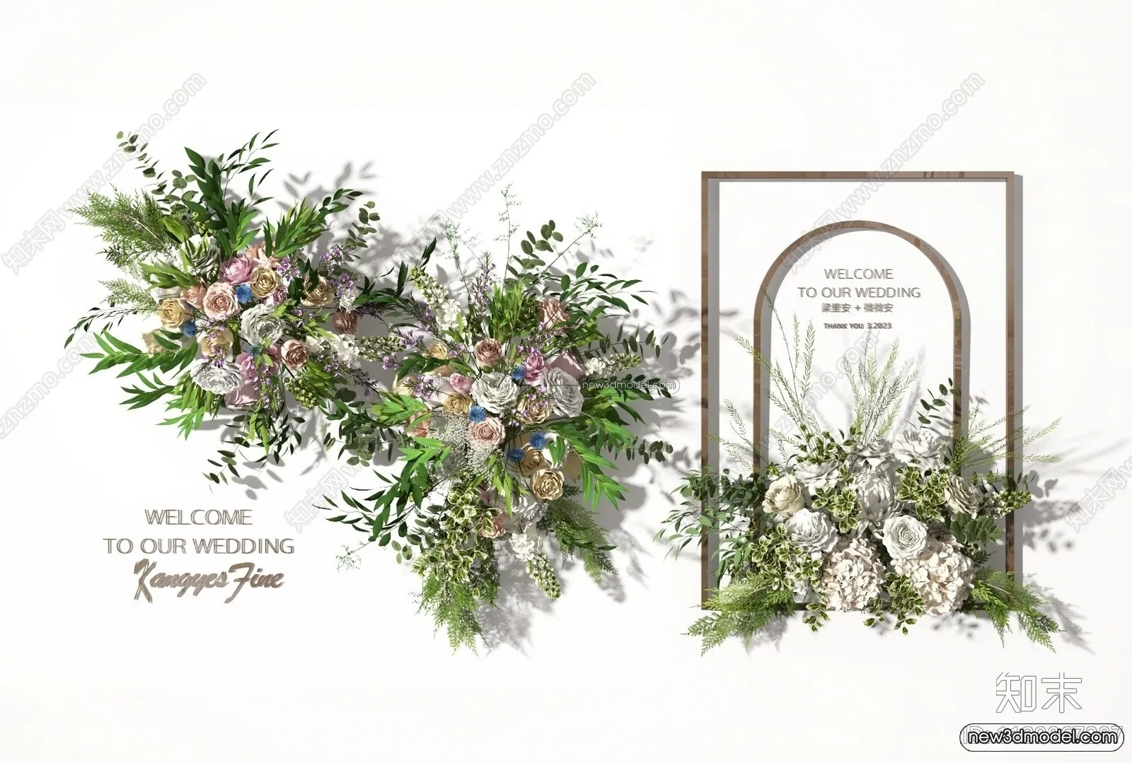 Wedding Studio - 3D Interior Scene - 3D Models - 076