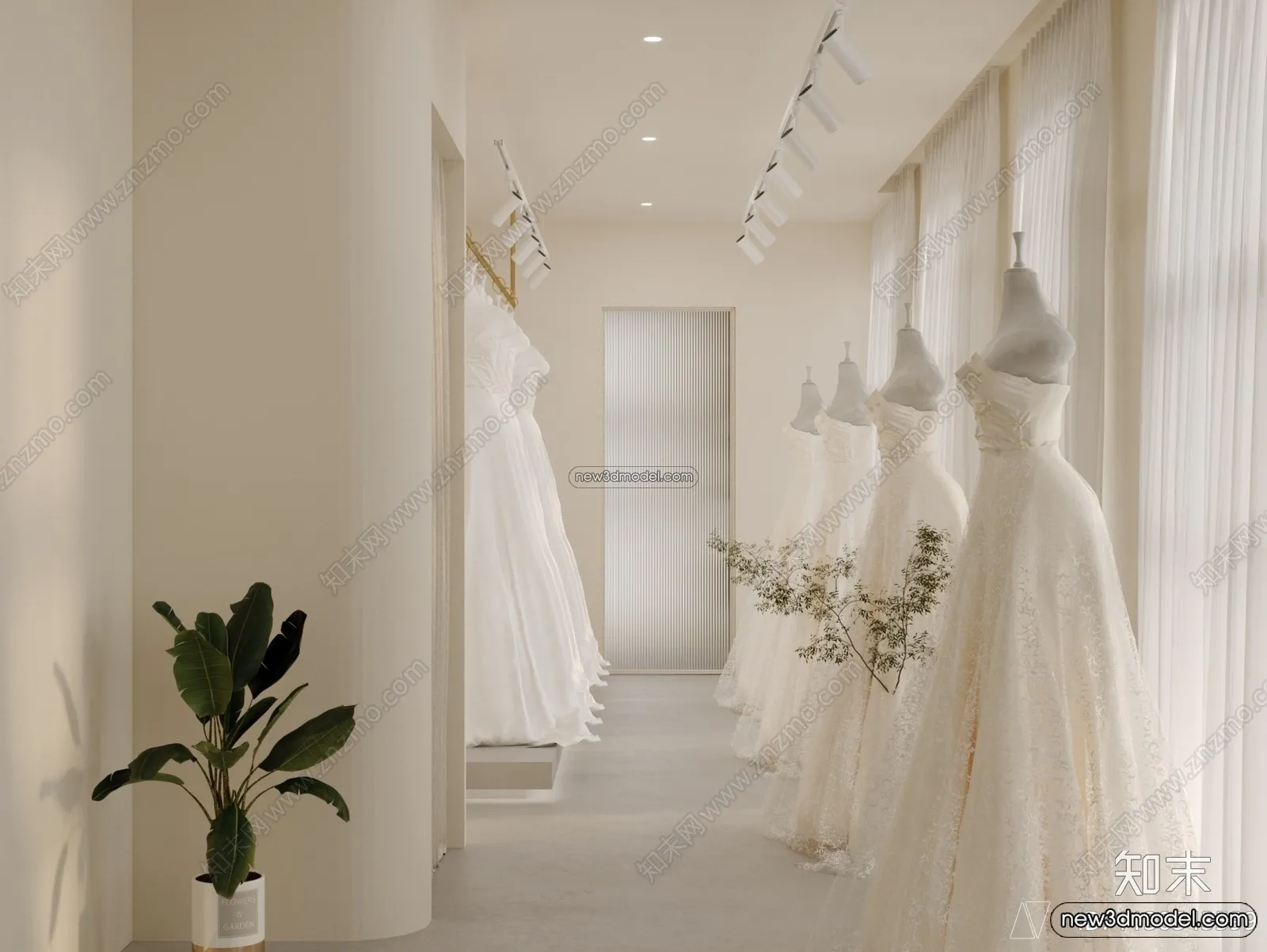 Wedding Studio - 3D Interior Scene - 3D Models - 084