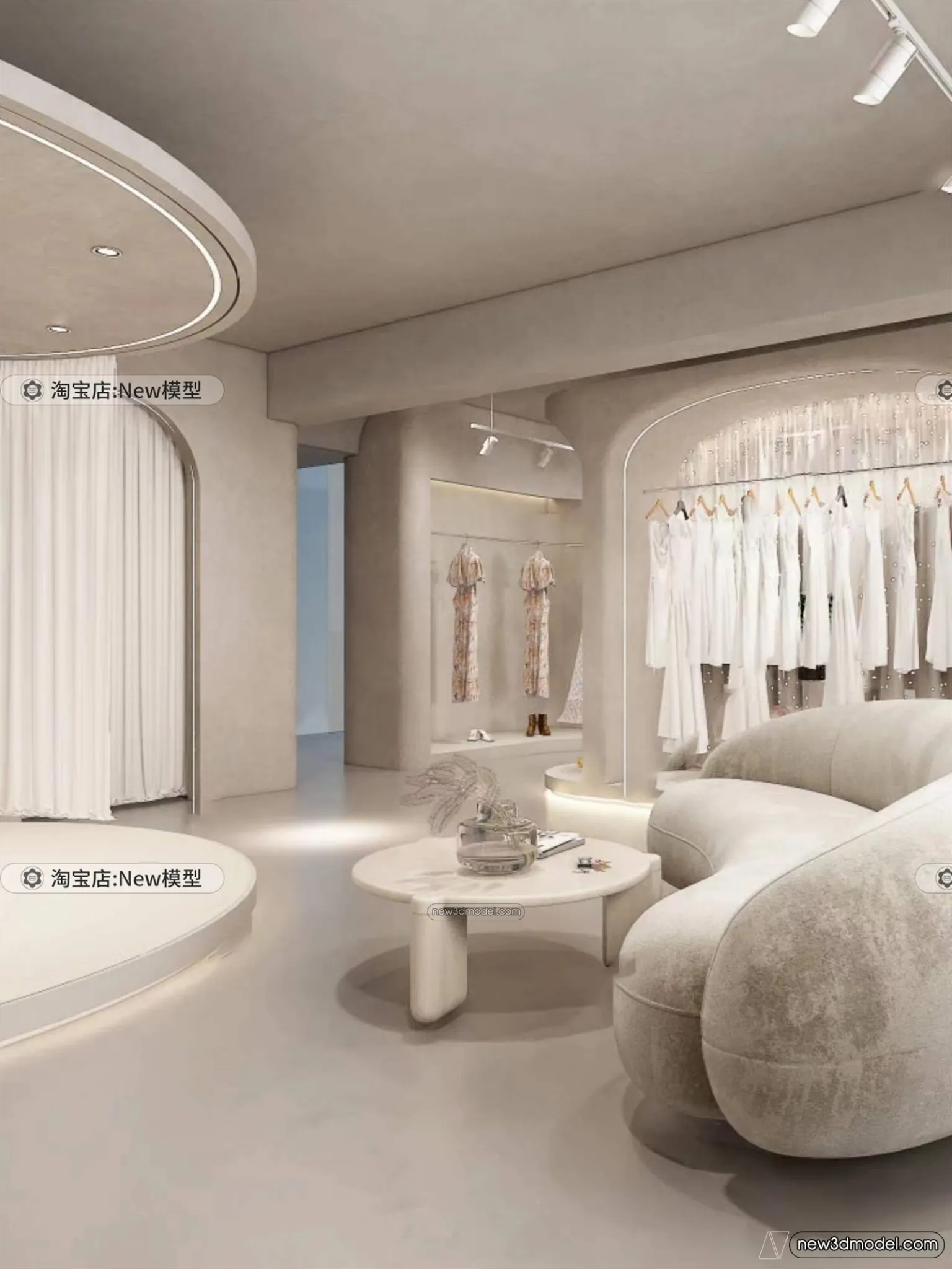 Wedding Studio - 3D Interior Scene - 3D Models - 087