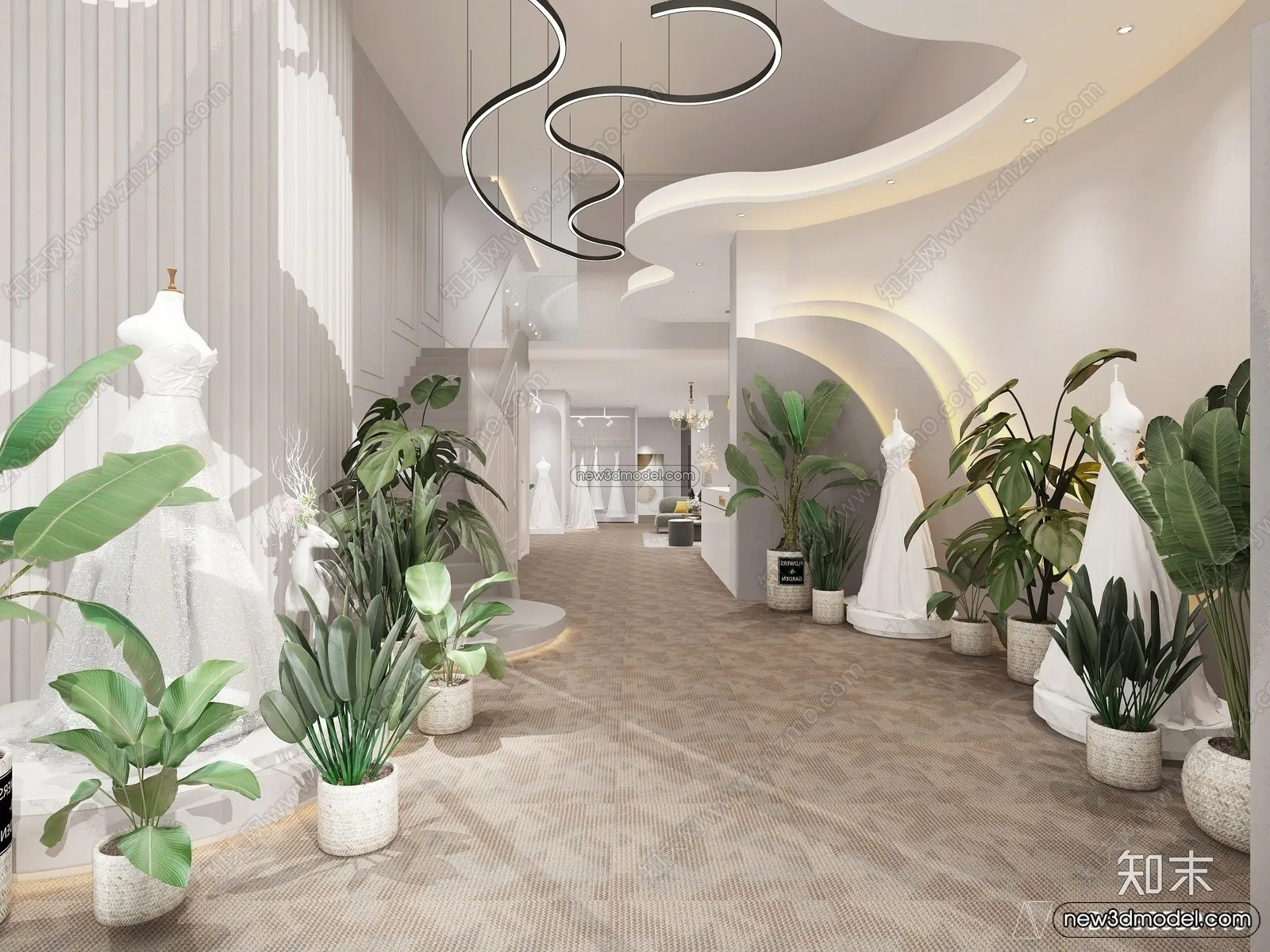 Wedding Studio - 3D Interior Scene - 3D Models - 089