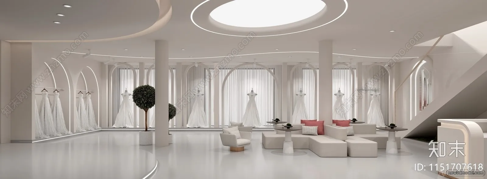 Wedding Studio - 3D Interior Scene - 3D Models - 091