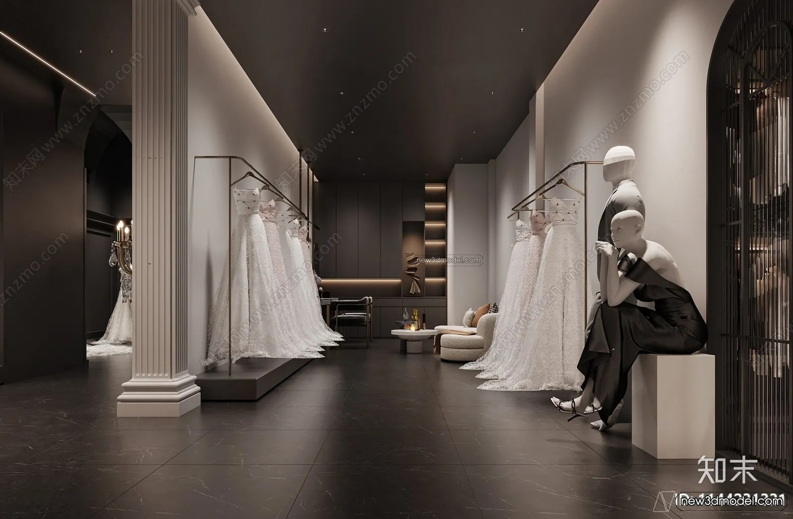 Wedding Studio - 3D Interior Scene - 3D Models - 095