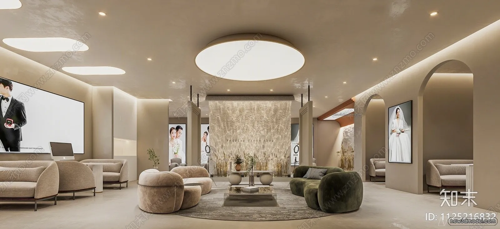 Wedding Studio - 3D Interior Scene - 3D Models - 096