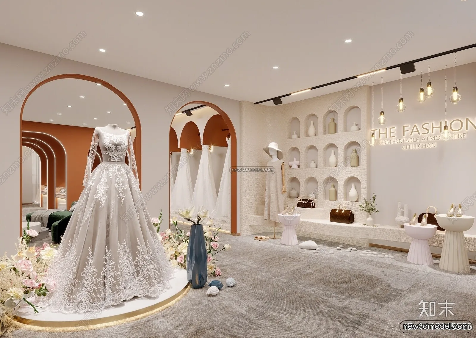Wedding Studio - 3D Interior Scene - 3D Models - 098
