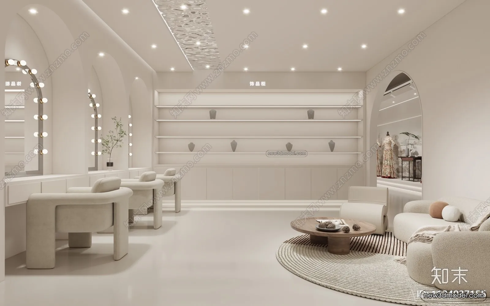 Wedding Studio - 3D Interior Scene - 3D Models - 101