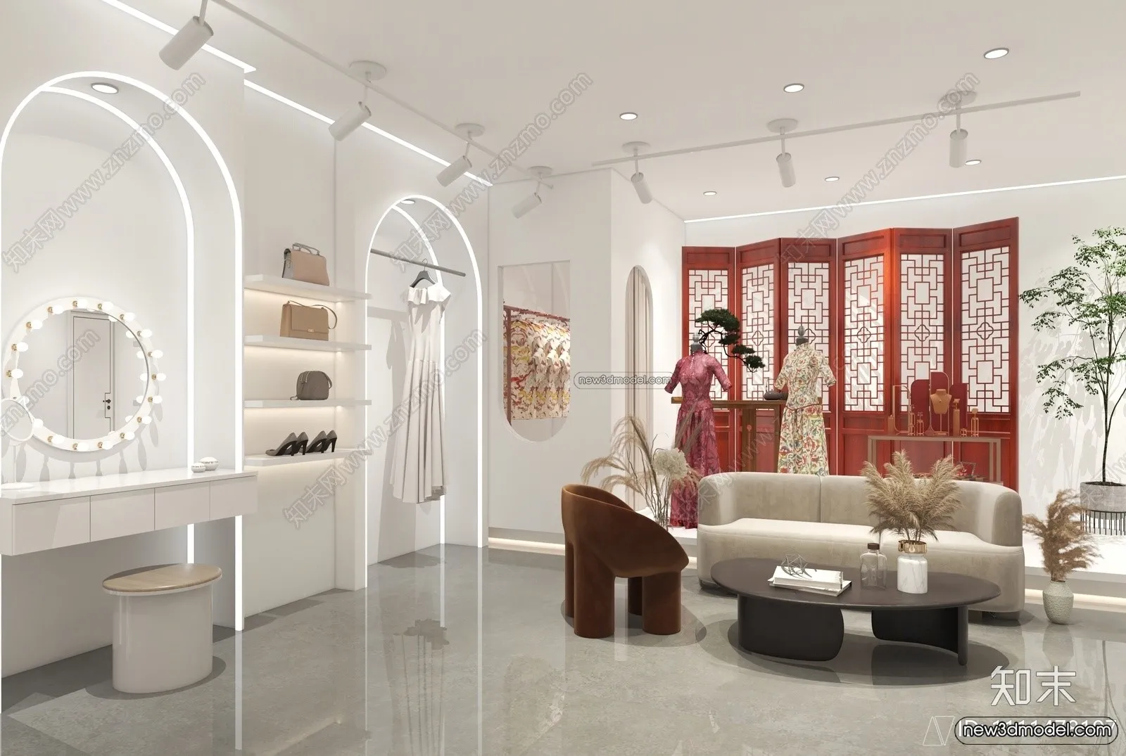 Wedding Studio - 3D Interior Scene - 3D Models - 106