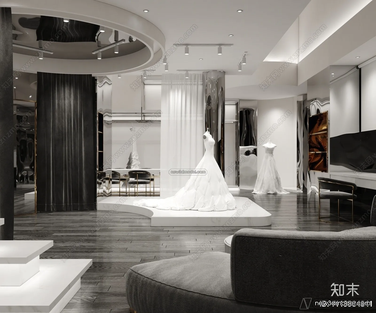 Wedding Studio - 3D Interior Scene - 3D Models - 107