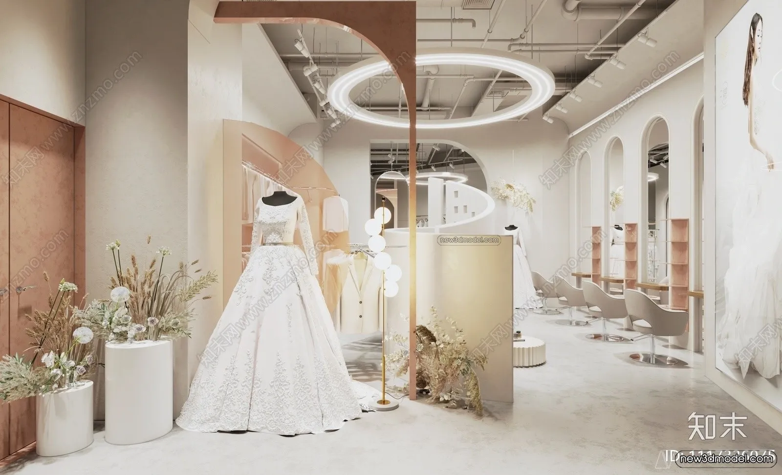 Wedding Studio - 3D Interior Scene - 3D Models - 108