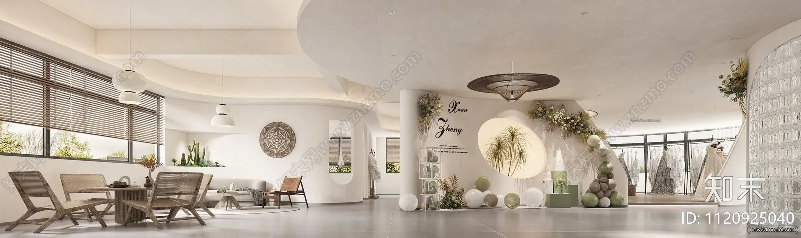 Wedding Studio - 3D Interior Scene - 3D Models - 109