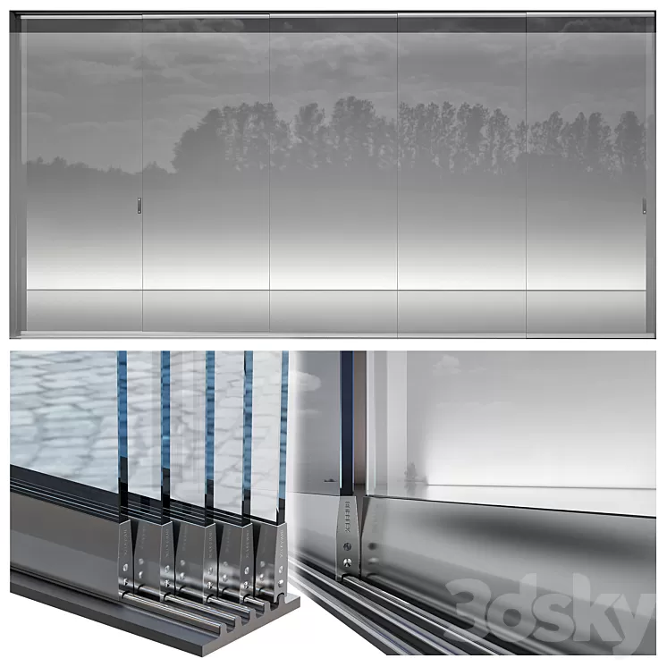 Weinor sliding door 3D Model