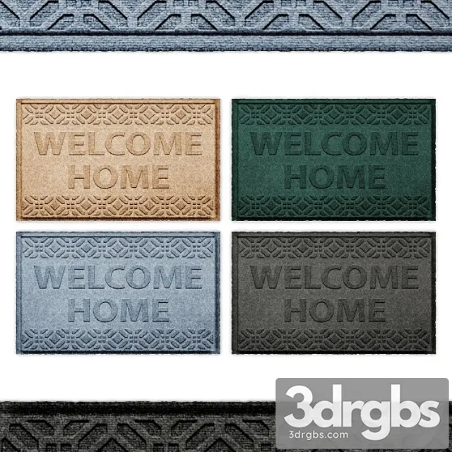 Welcome Home Rug Collection 3D Model Free