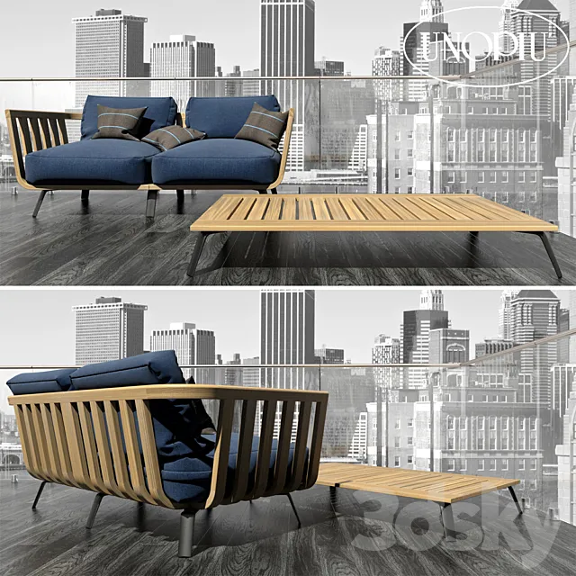 Welcome sofa set 3D Model