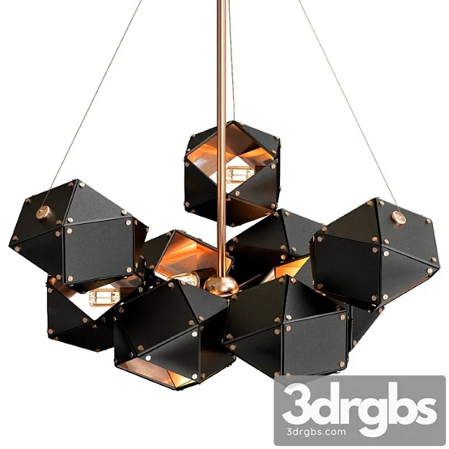 Welles central chandelier von gabriel scott 3D Model Free