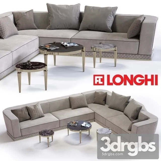Welles Corner Sofa 01 3D Model Free