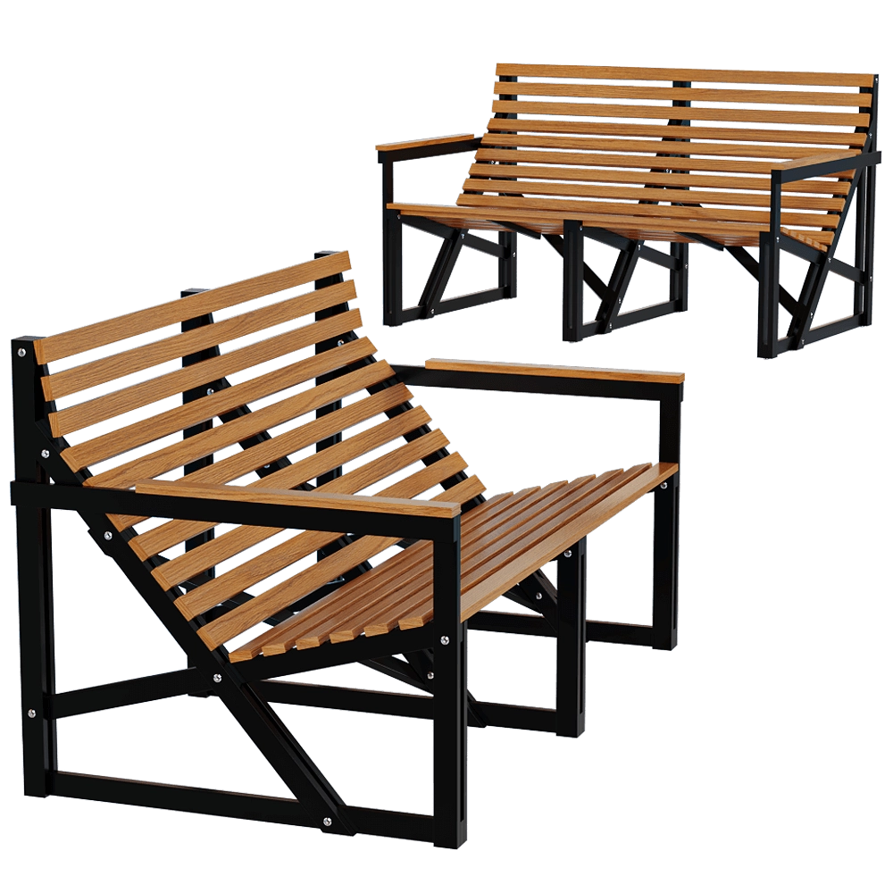 Weltevree - Bench Patio 3D Model
