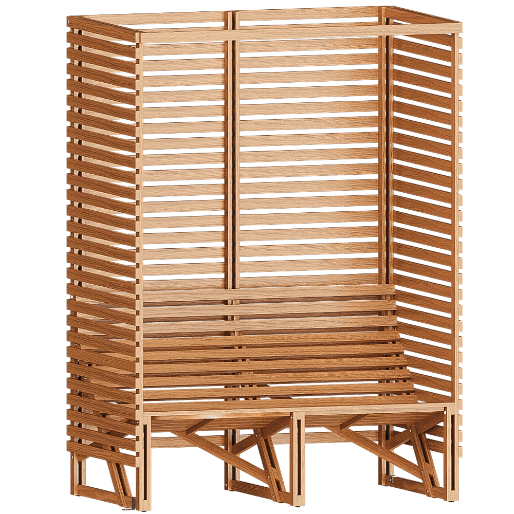 Weltevree - Bench Patio High 3D Model