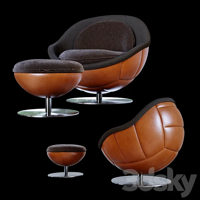 Wembley - Lounge Chair (lillus _ Lento) 3DModel