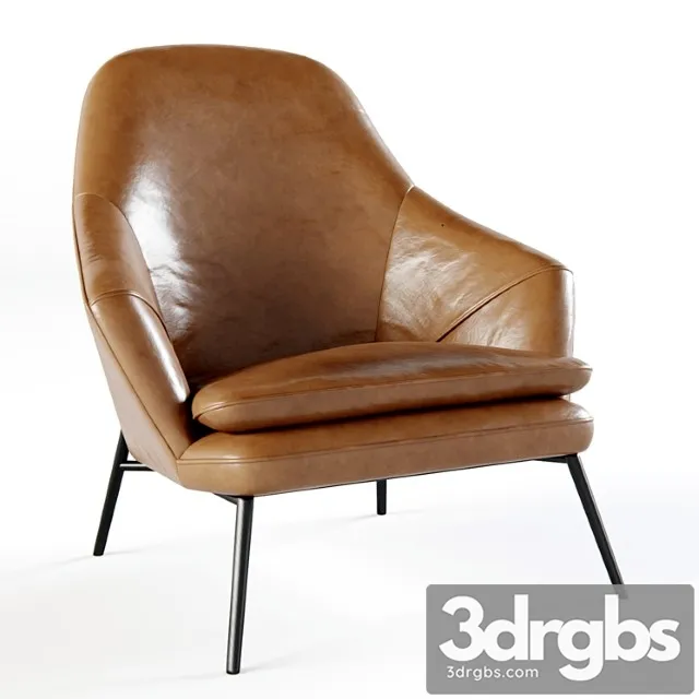 Wendelbo hug chair 3D Model Free