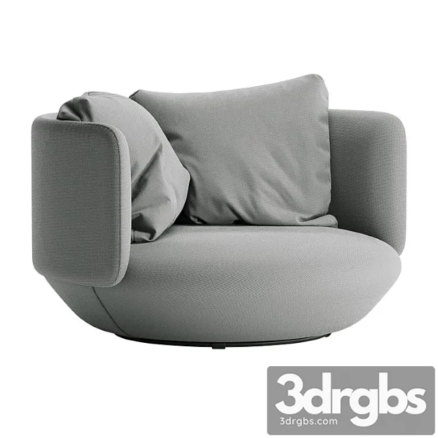 Wentz baixa lounge chair - light gray