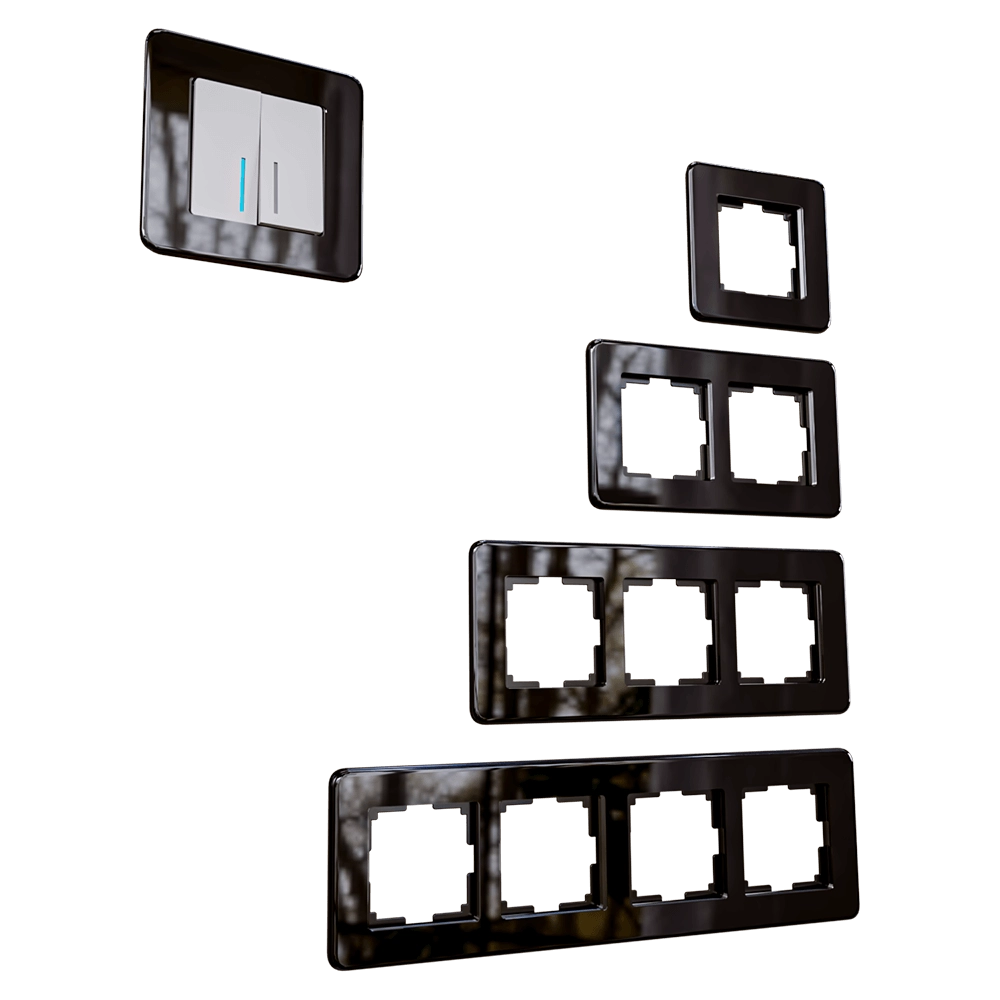 Werkel - Sockets and switches Elite Grafit 3D Model