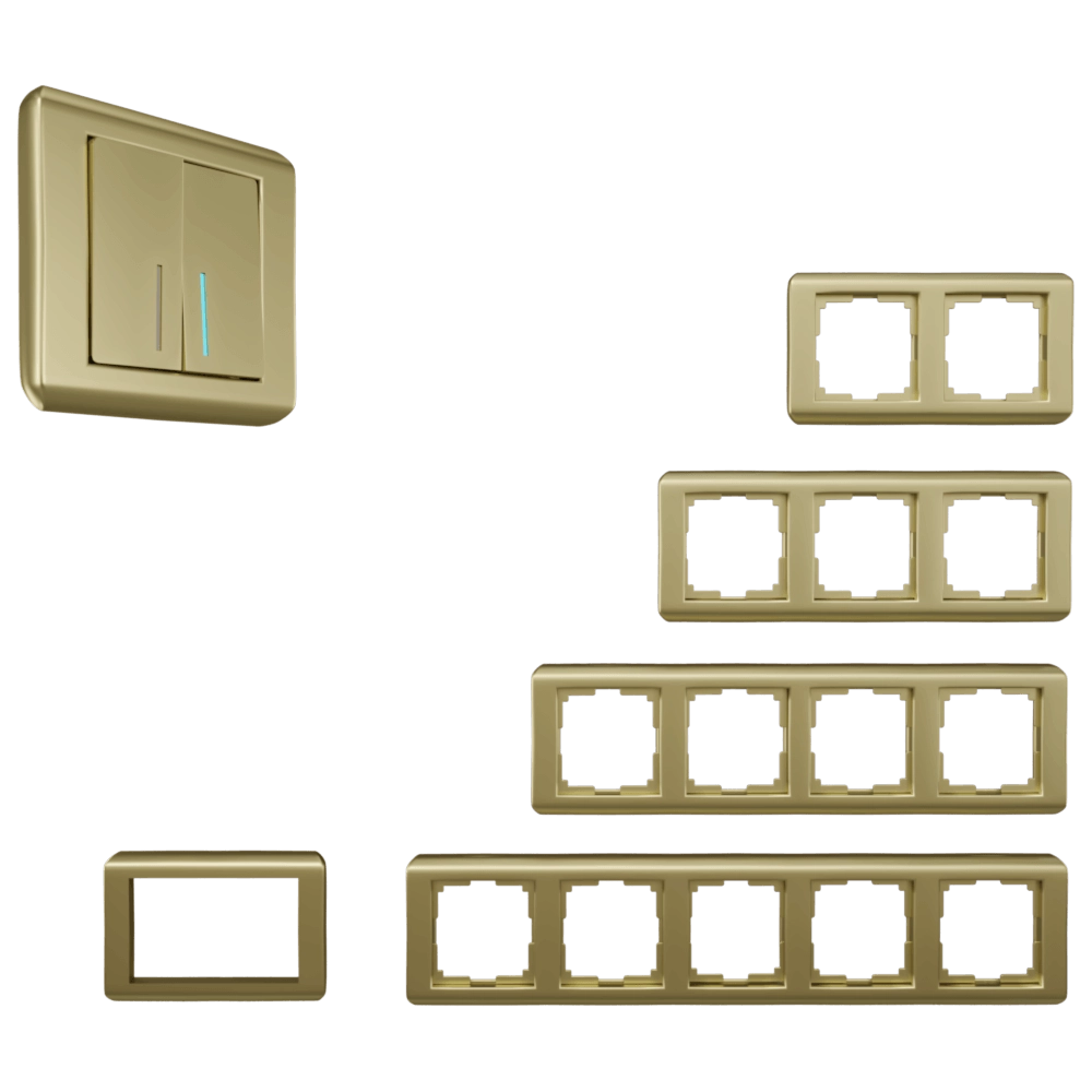 Werkel - Sockets and switches Stream Champagne 3D Model